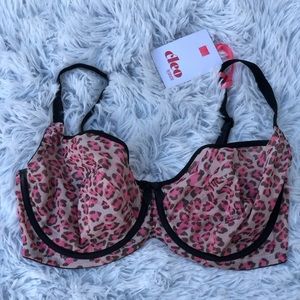 Cleo by Panache Della Balcony Bra in Pink Leopard